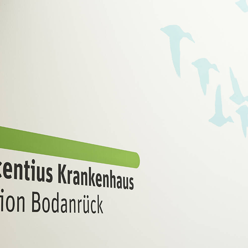 Beschriftungen im Neubau