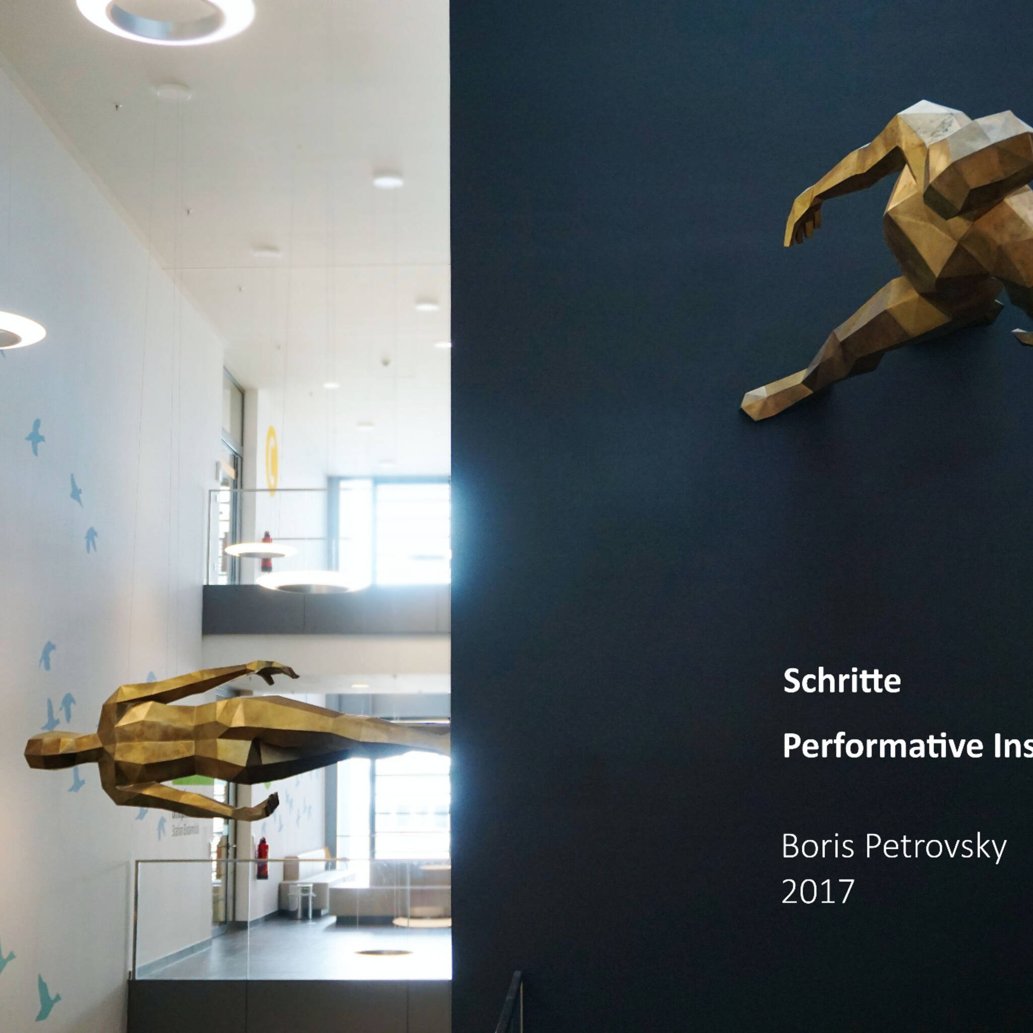Schritte (Performative Installation von Boris Petrovsky) 2017